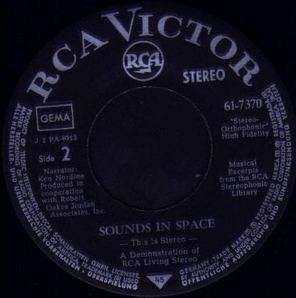 Ken Nordine : Sounds In Space (7", Single)