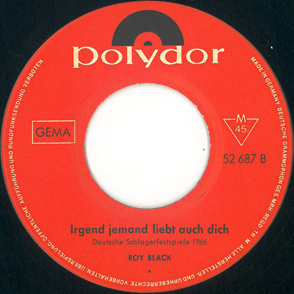 Roy Black : Leg Dein Herz In Meine Hände (7", Single, Mono)