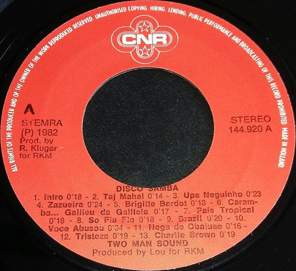 Two Man Sound : Disco Samba / Dance-A-Bamba (7")