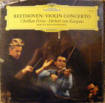 Ludwig Van Beethoven - Christian Ferras, Herbert von Karajan, Berliner Philharmoniker : Violinkonzert D-Dur (LP, RP)