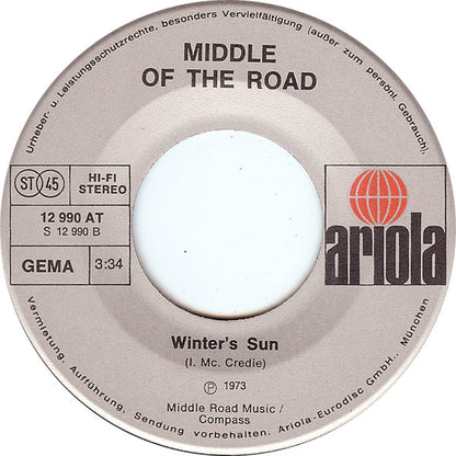 Middle Of The Road : Samba D'amour (7", Single)