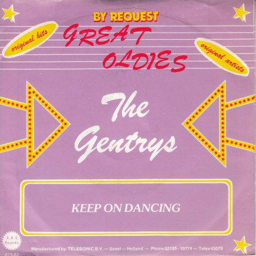 The Gentrys / Dionne Warwick : Keep On Dancing / What The World Needs Now (7", Single)