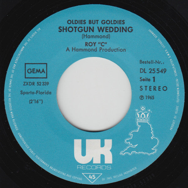 Roy C. Hammond : Shotgun Wedding / I'm Gonna Make It (7", Single)