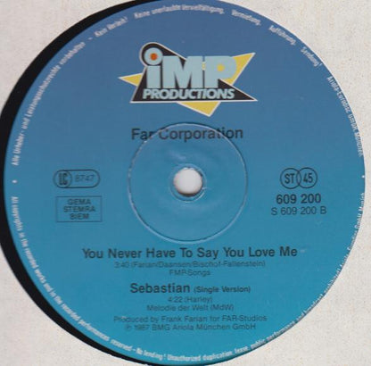 Far Corporation : Sebastian (12", Maxi)