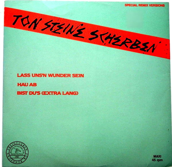 Ton Steine Scherben : Lass Uns'n Wunder Sein (12")