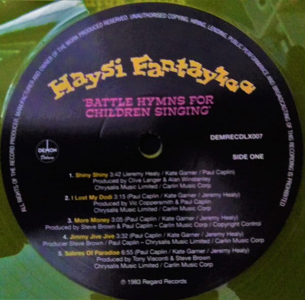 Haysi Fantayzee : Battle Hymns For Children Singing (LP, Album, RE, Yel + LP, Comp, Yel + Dlx, Ltd, Num)