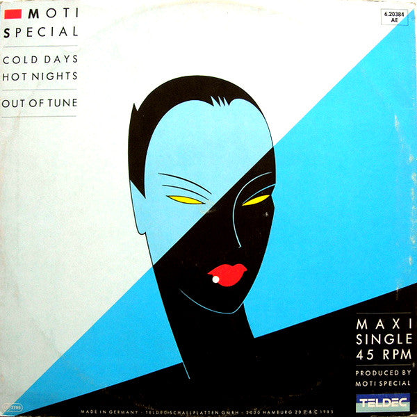 Moti Special : Cold Days, Hot Nights / Out Of Tune (12", Maxi, Ora)