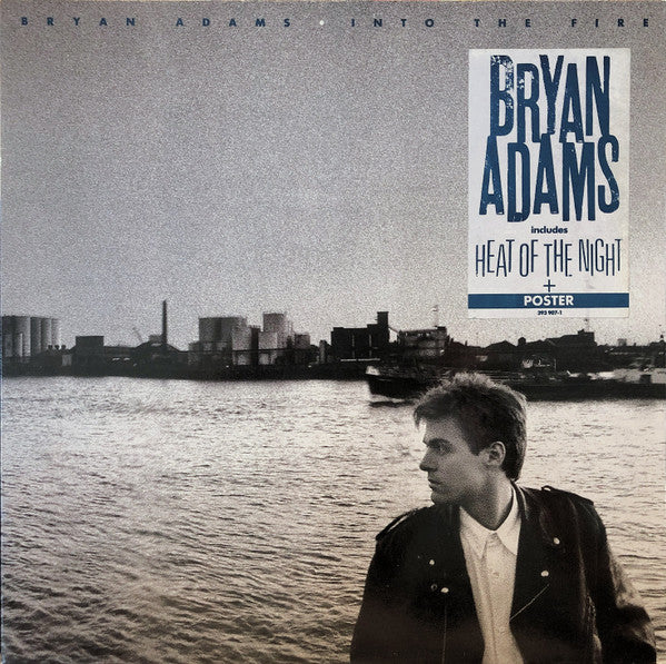 Bryan Adams : Into The Fire (LP, Album, Pos)