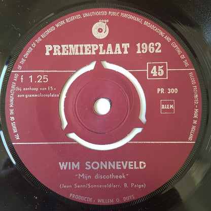 Wim Sonneveld + Godfried Bomans : Premieplaat 1962 (7", Single, 3-P)