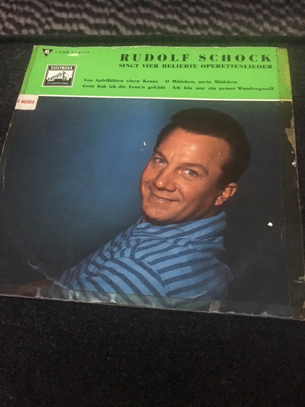 Rudolf Schock : Singt Vier Beliebte Operetten-Lieder (7", EP, Mono)