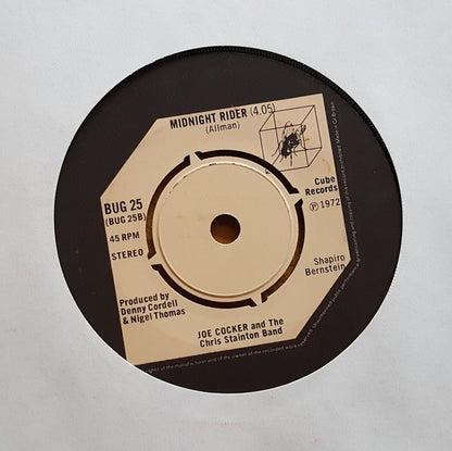 Joe Cocker And The Chris Stainton Band : Woman To Woman (7", Single, 4 P)