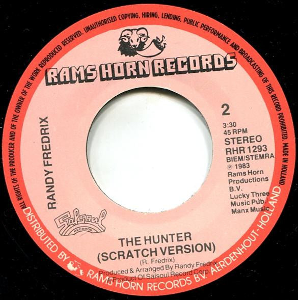 Randy Fredrix : The Hunter (7")