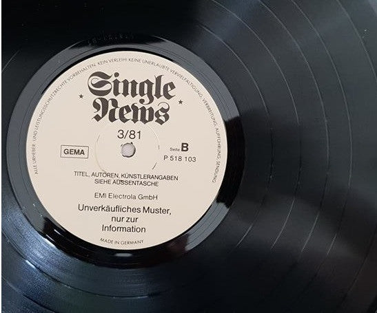 Various : Single News 3+4'81 (LP, Comp, Promo)