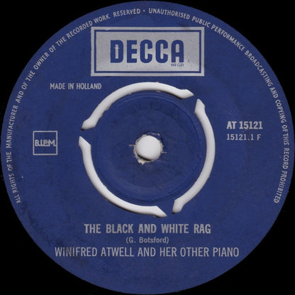 Winifred Atwell : The Black And White Rag / Jubilee Rag (7", Single)