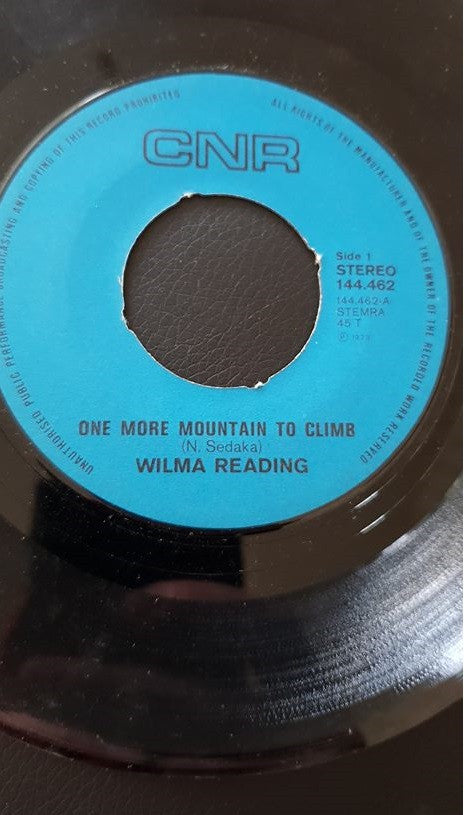 Wilma Reading : One More Mountain To Climb / Stay With Me Baby (7")