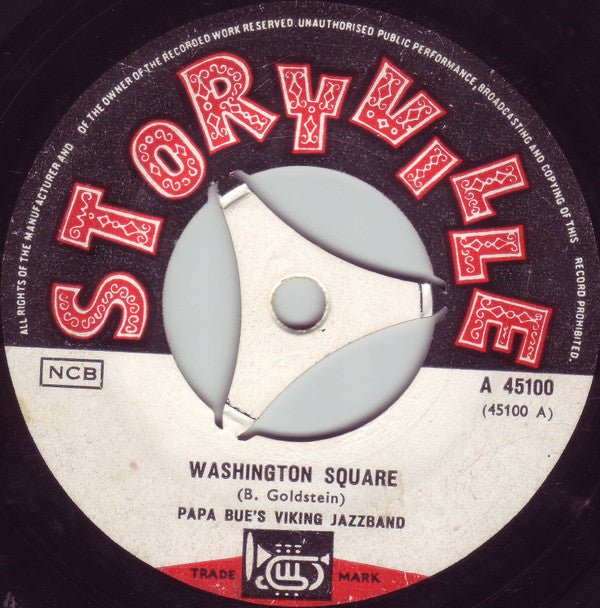 Papa Bue's Viking Jazz Band : Washington Square (7", Red)