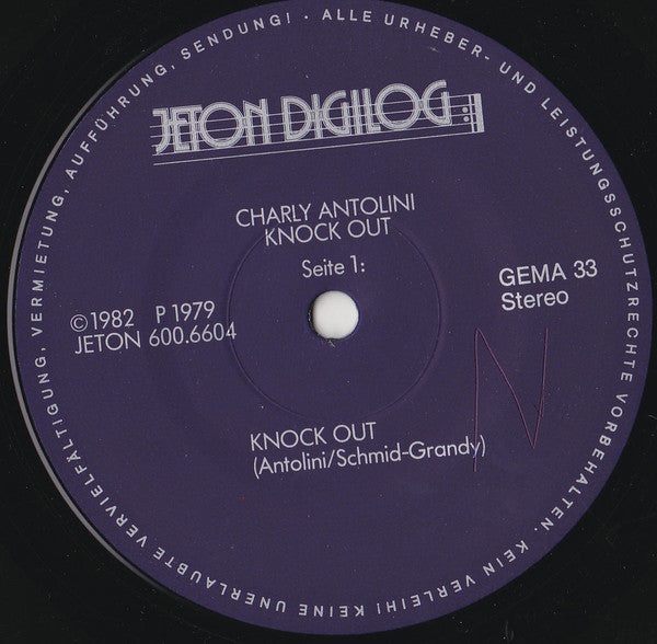 Charly Antolini : Knock Out (LP, Album, RE)