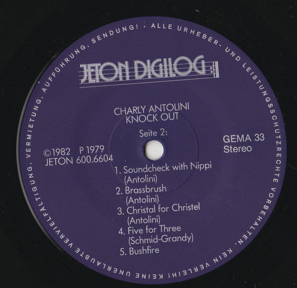 Charly Antolini : Knock Out (LP, Album, RE)