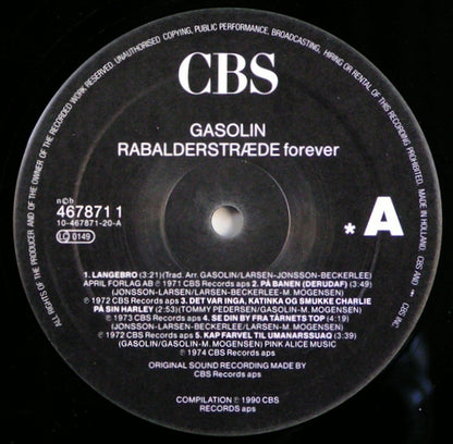 Gasolin' : Rabalderstræde Forever (2xLP, Comp)