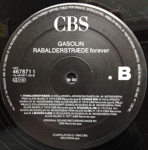 Gasolin' : Rabalderstræde Forever (2xLP, Comp)