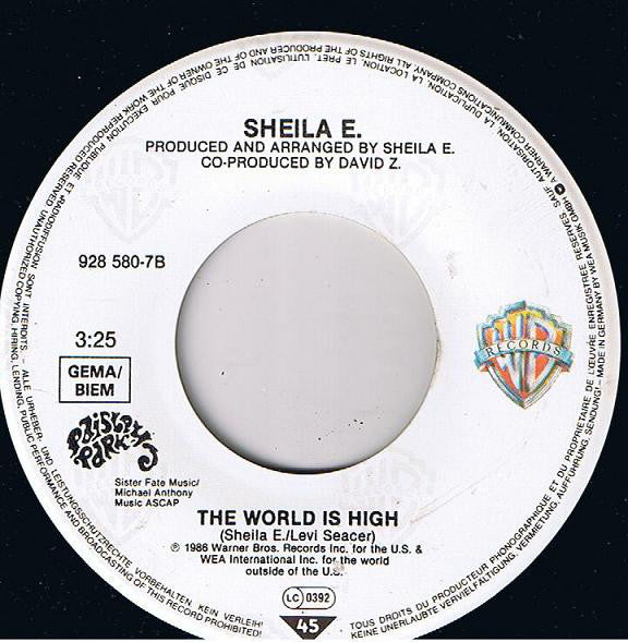 Sheila E. : Hold Me (7", Single)