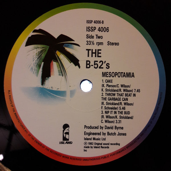 The B-52's : Mesopotamia (LP, Album, Rai)