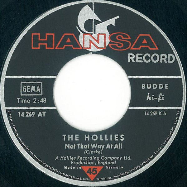 The Hollies : Sorry Suzanne (7", Single)