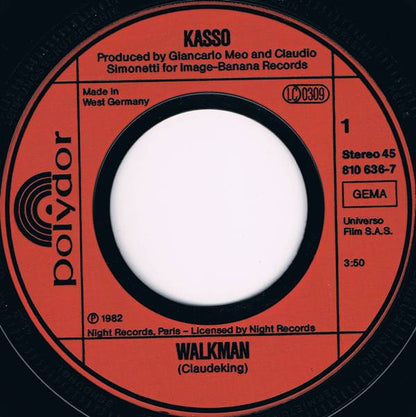 Kasso : Walkman (7", Single)