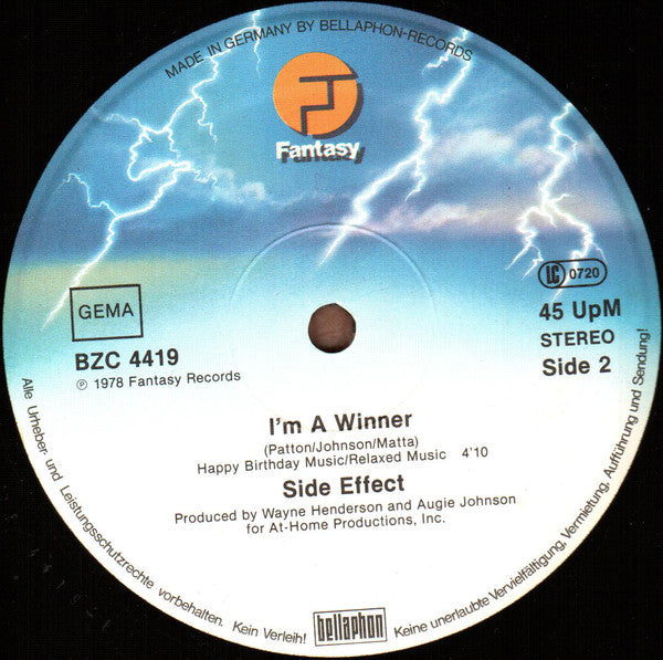 Side Effect : Disco Junction / I'm A Winner (12", Maxi)