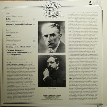 Maurice Ravel / Claude Debussy - Serge Baudo : Orchesterwerke (LP, Comp, RE)