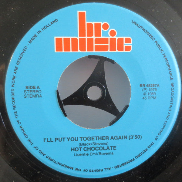 Hot Chocolate : I'll Put You Together Again / So You Win Again (7", Single)