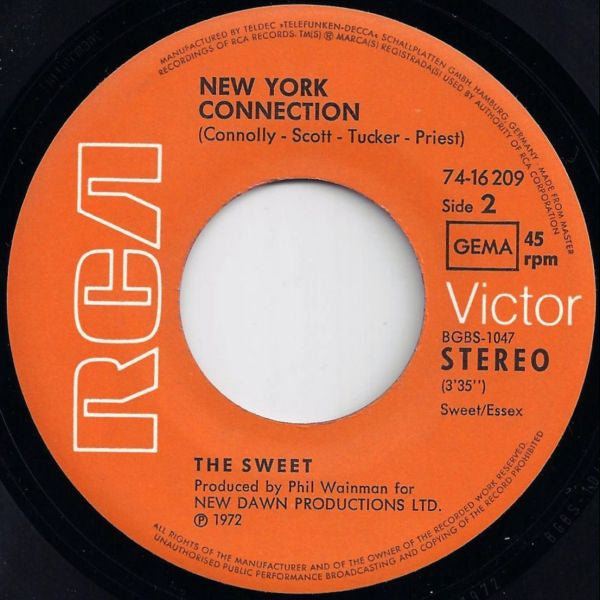 The Sweet : Wig-Wam Bam (7", Single)