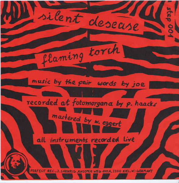 3 Of A Perfect Pair : Silent Desease / Flaming Torch (7", Single)