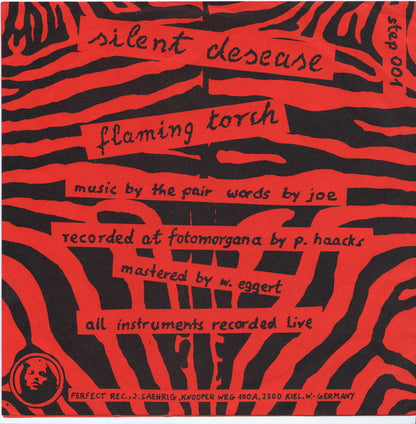 3 Of A Perfect Pair : Silent Desease / Flaming Torch (7", Single)