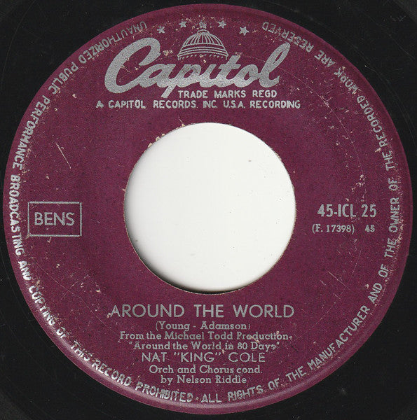 Nat King Cole : Around The World (7", Single)