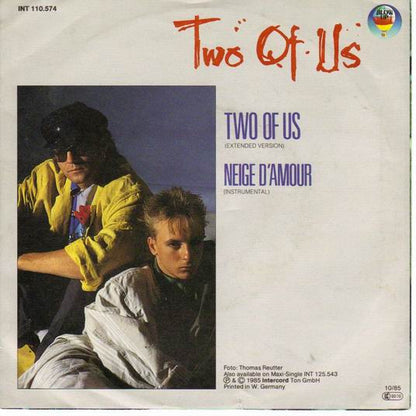 Two Of Us : Two Of Us (7", Single)