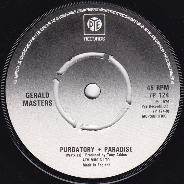 Gerald Masters : Falling (7")