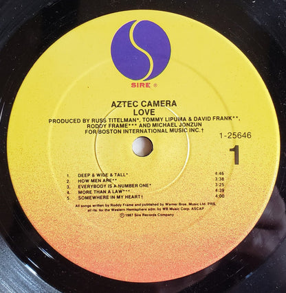 Aztec Camera : Love (LP, Album, SRC)