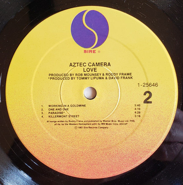 Aztec Camera : Love (LP, Album, SRC)