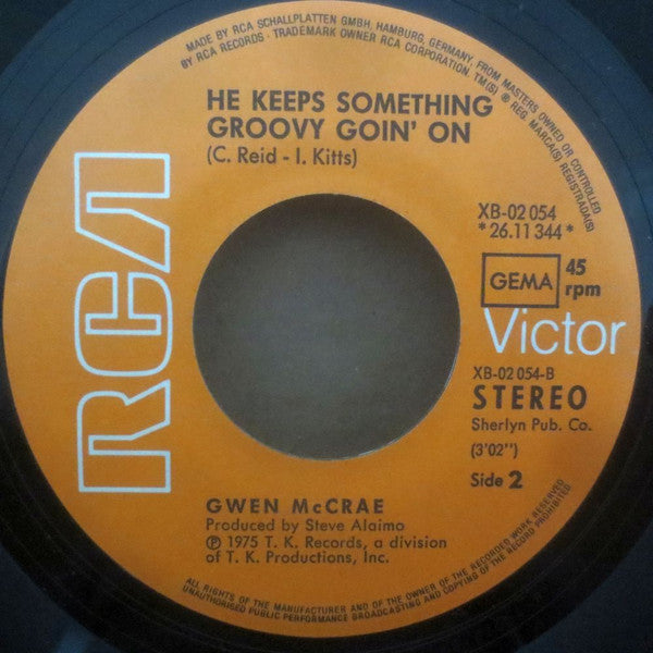 Gwen McCrae : Love Insurance (7", Single)