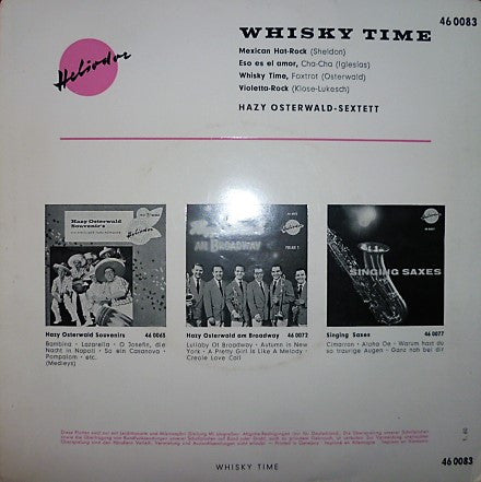 Hazy Osterwald Sextett : Whisky Time (7", EP, RP)