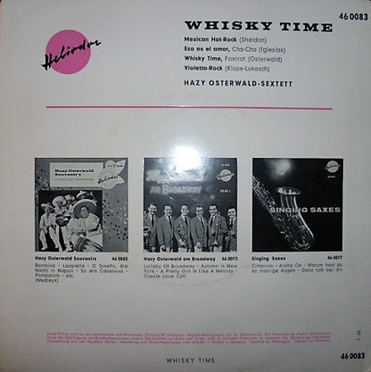 Hazy Osterwald Sextett : Whisky Time (7", EP, RP)