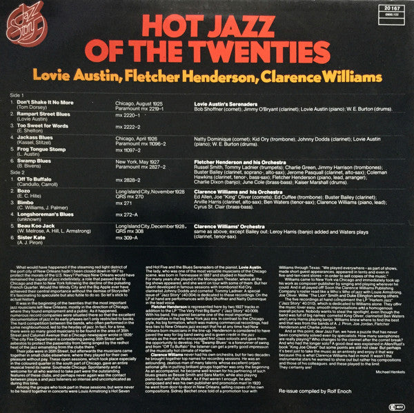 Various : Hot Jazz Of The Twenties (LP, Comp, RE)