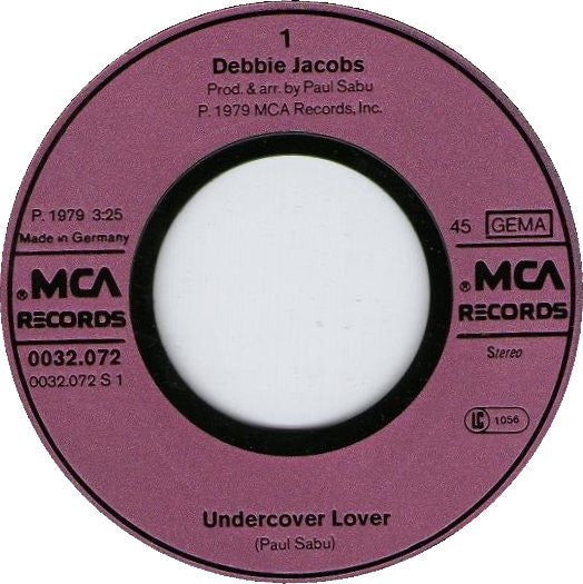 Debbie Jacobs : Undercover Lover (7", Single)