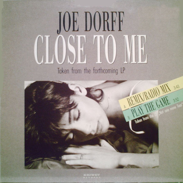 Joe Dorff : Close To Me (12")