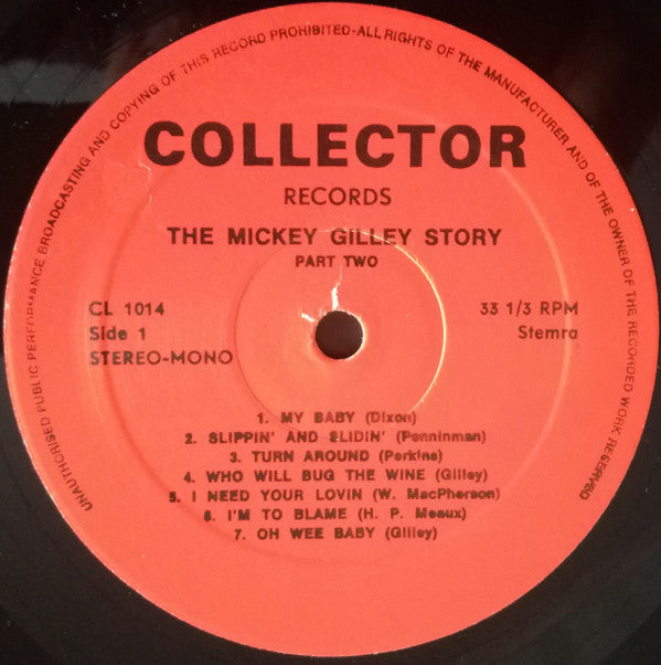 Mickey Gilley : The Mickey Gilley Story Part Two (LP, Comp)