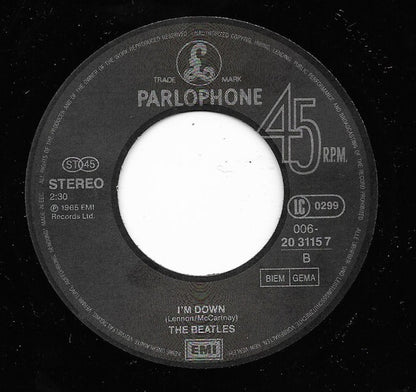 The Beatles : Help / I'm Down (7", Single, RE)