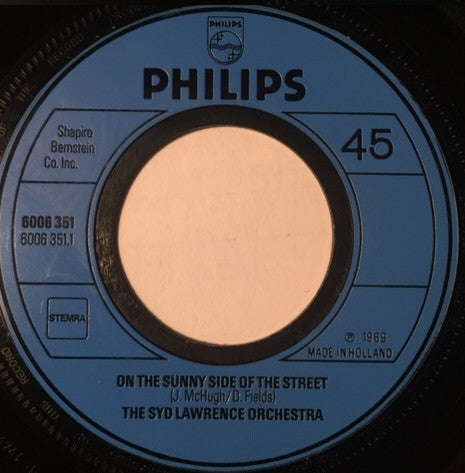 Syd Lawrence And His Orchestra : On The Sunny Side Of The Street (7", Single)