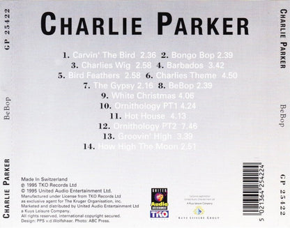 Charlie Parker : Be Bop (CD, Comp)