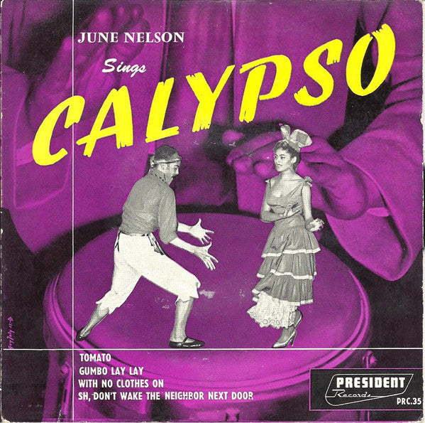 June Nelson (2) : June Nelson Sings Calypso (7", EP)